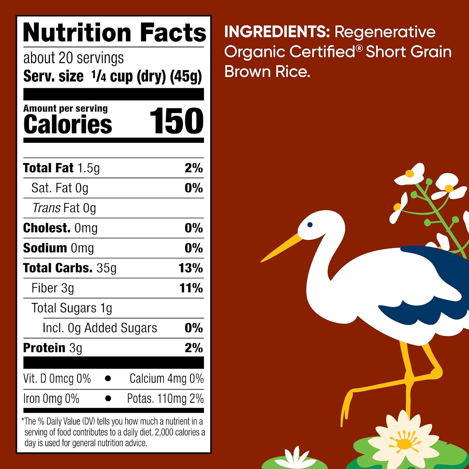 Lundberg Organic Short Grain Brown Rice 2 Lbs - Design and Build Quality