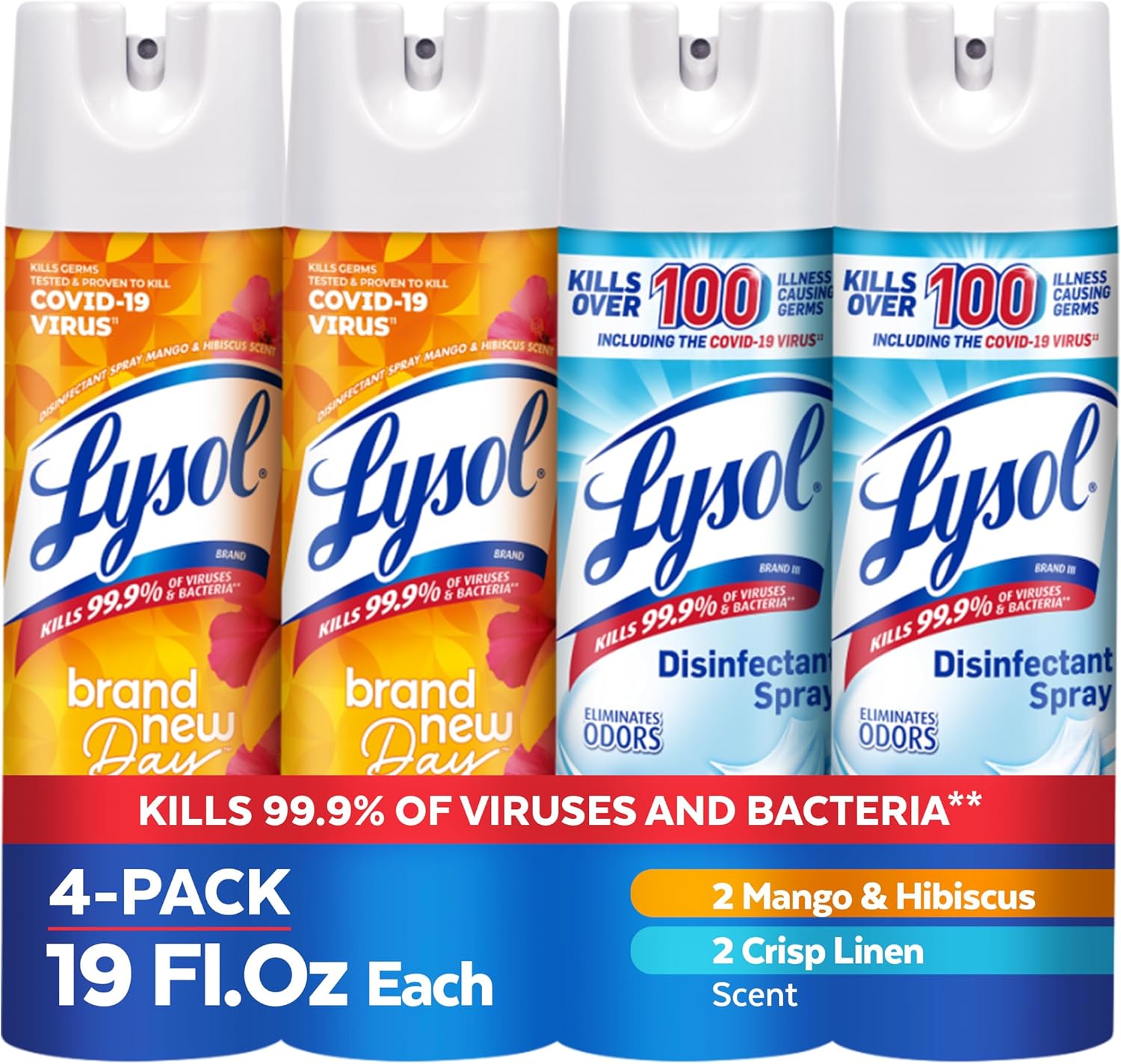 Lysol Disinfectant Spray Crisp Linen 19oz 2 Pack - Final Verdict