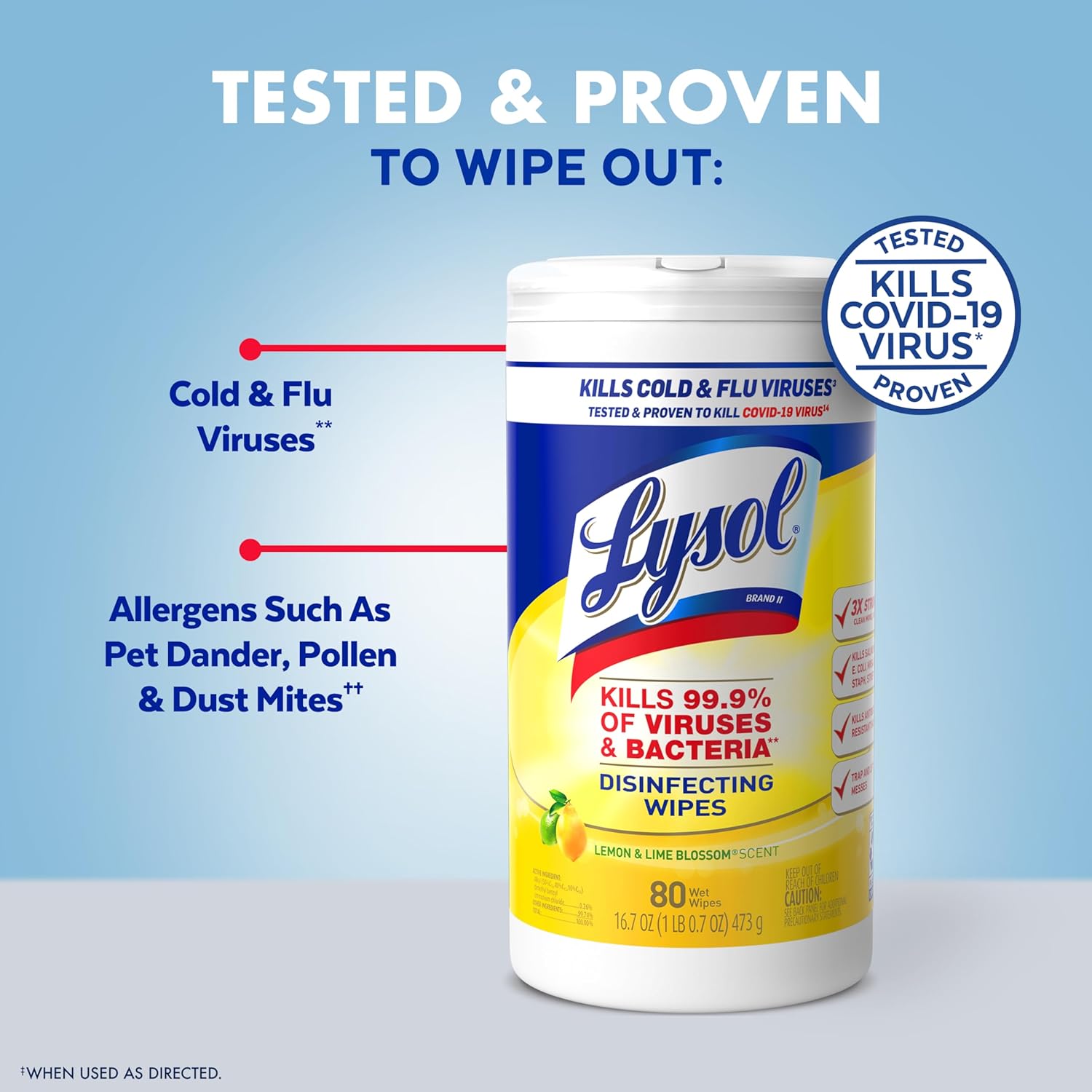 Lysol Disinfecting Wipes 3-Pack - Look, Feel, and Construction