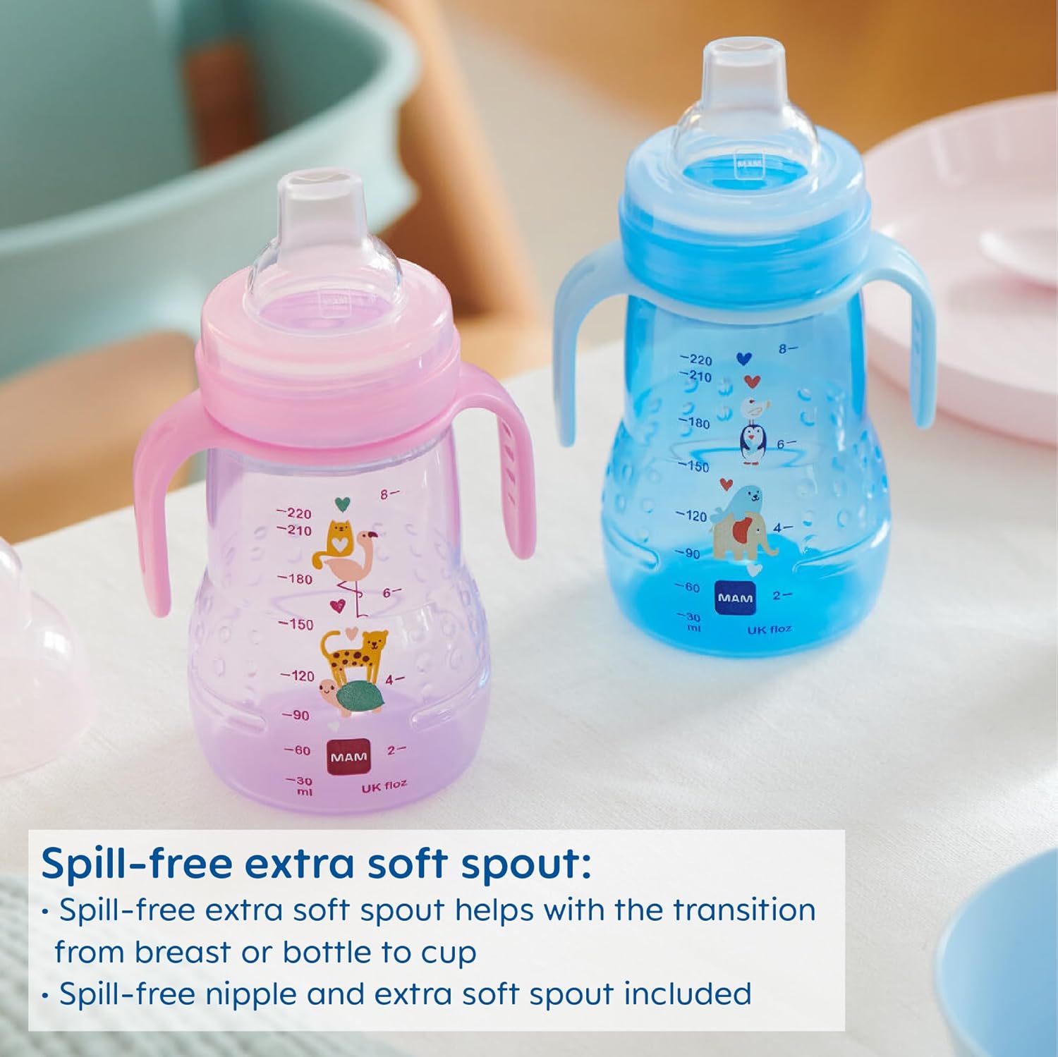 MAM Grow With Me Sippy Cup Trainer 8oz - Key Specifications