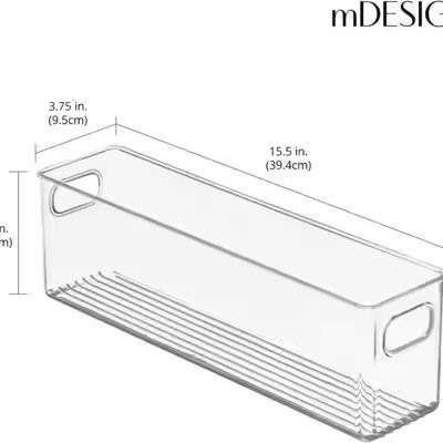 mDesign Plastic Kitchen Pantry Storage Organizer Bin 6 Pack Review: Why This 4.5-Star Amazon Best-Seller Deserves the Hype - Product Image