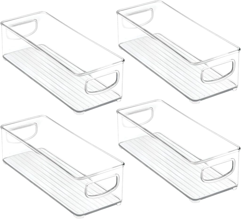 mDesign Plastic Stackable Kitchen Pantry Organizer Bin 4 Pack Review: Why This 4.7-Star Amazon Best-Seller Deserves the Hype - Product Image