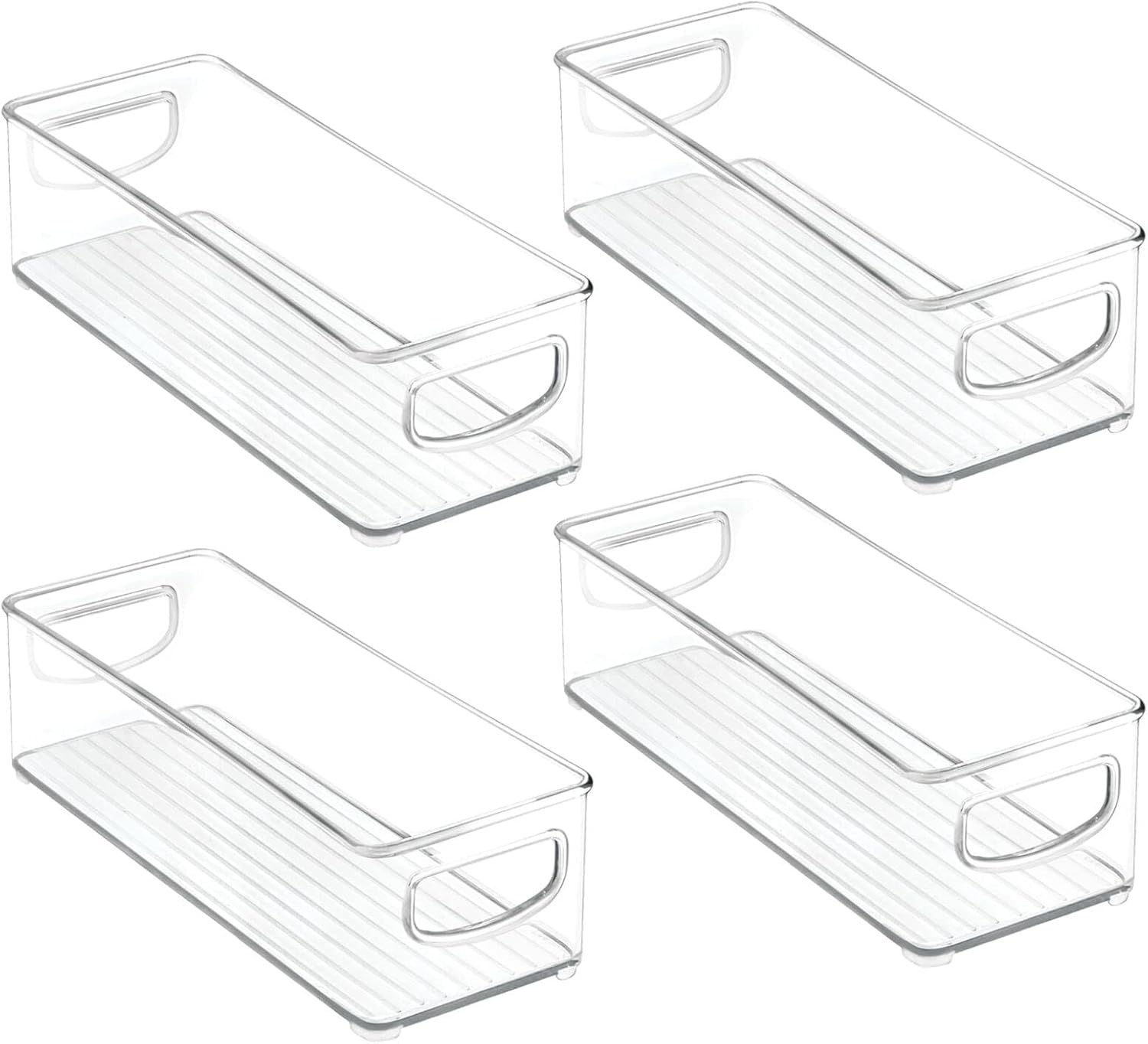 mDesign Plastic Stackable Kitchen Pantry Organizer Bin 4 Pack Review