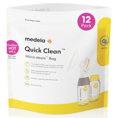 Medela Quick Clean Micro-Steam Bags 12 Pack Review: Is This Top-Rated Amazon Pick Worth $40? - Product Image