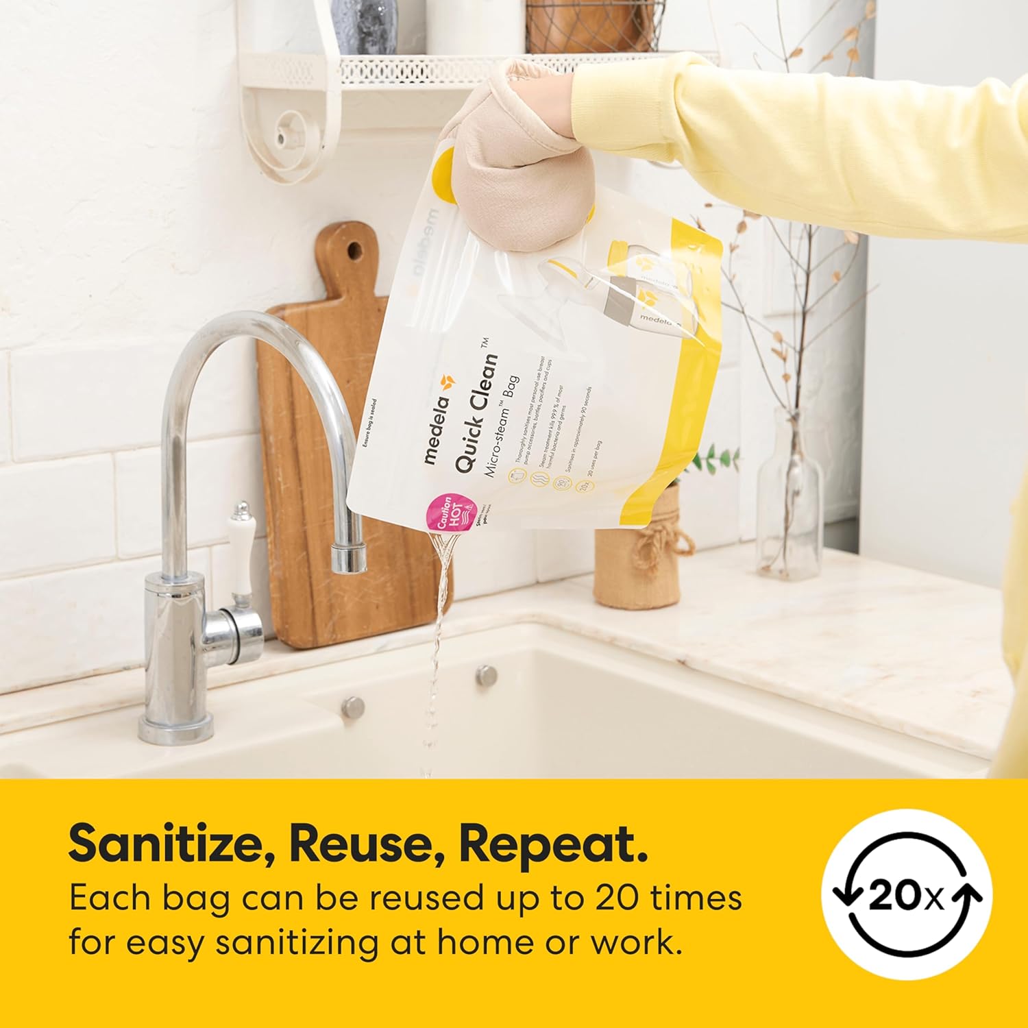 Medela Quick Clean Micro-Steam Bags 12 Pack - Performance Testing