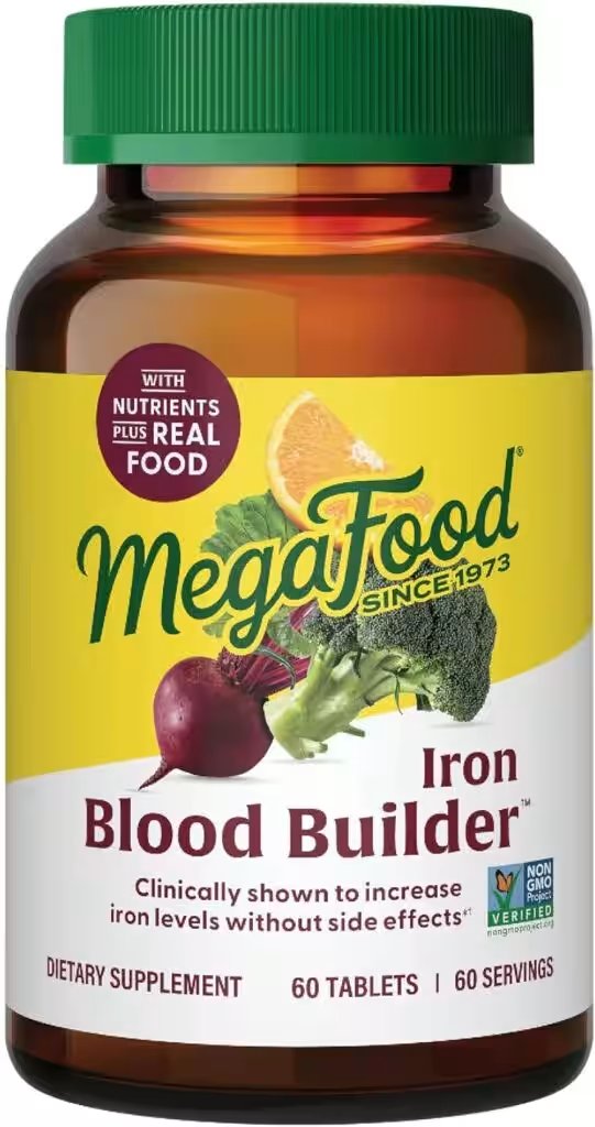 MegaFood Blood Builder Iron Supplement 60 Tablets Review: The 5,000+-Review Amazon Hit — Worth Your Money? - Product Image