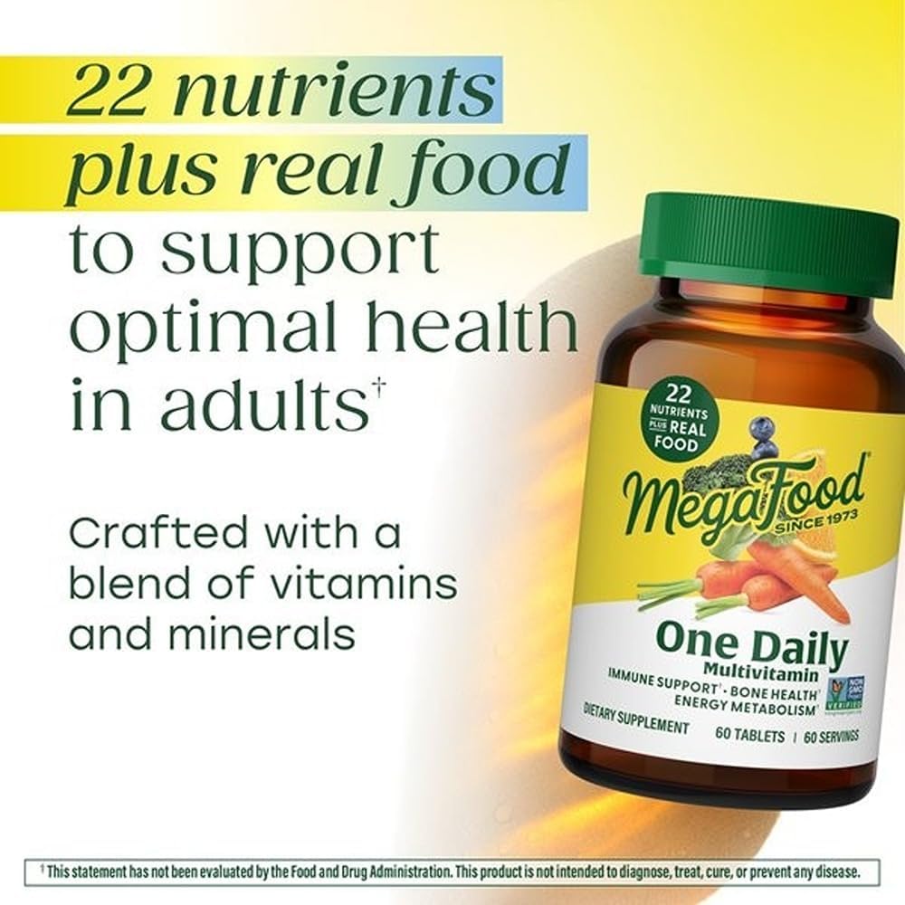 MegaFood One Daily Whole Food Multivitamin 60 Tablets - Design and Build Quality