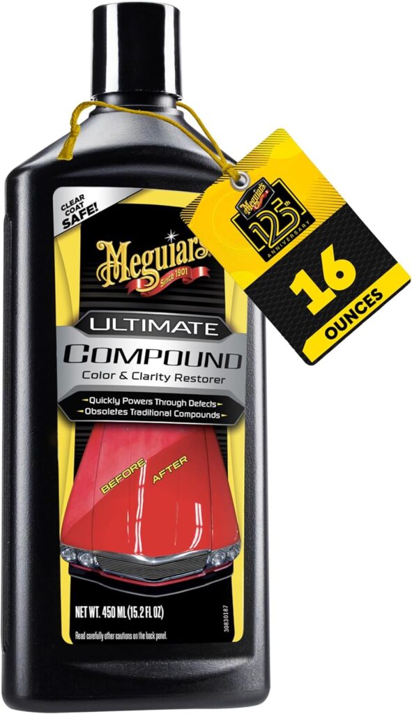 Meguiars Ultimate Compound Scratch Remover 15.2oz Review — The Amazon Favorite With 60,000+ Ratings Put to the Test - Product Image