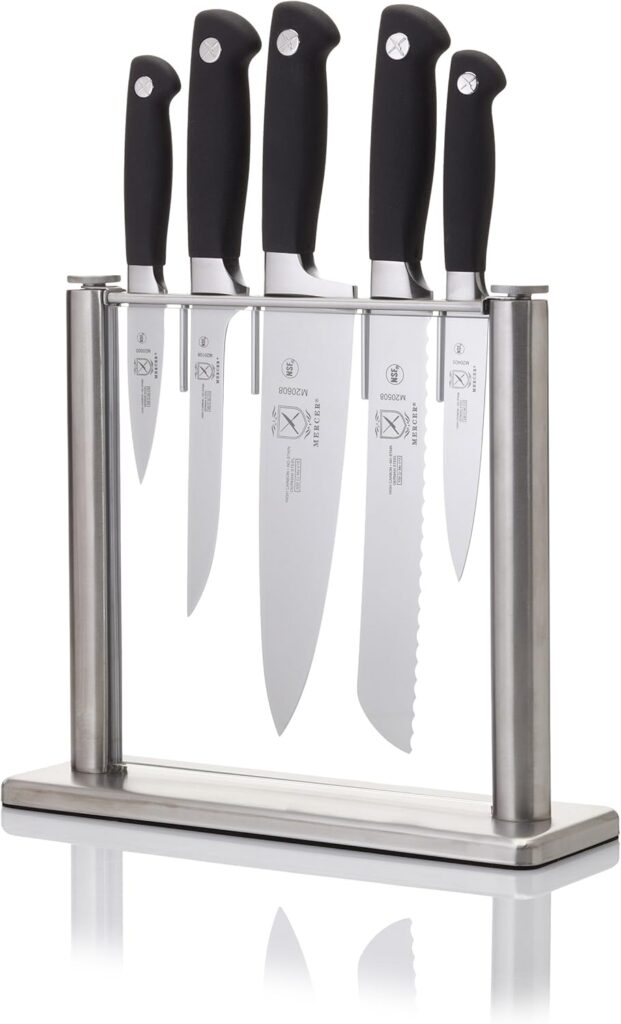 Mercer Culinary Genesis 6-Piece Forged Knife Block Set Review — Is It Really Worth $80 in 2026? - Product Image