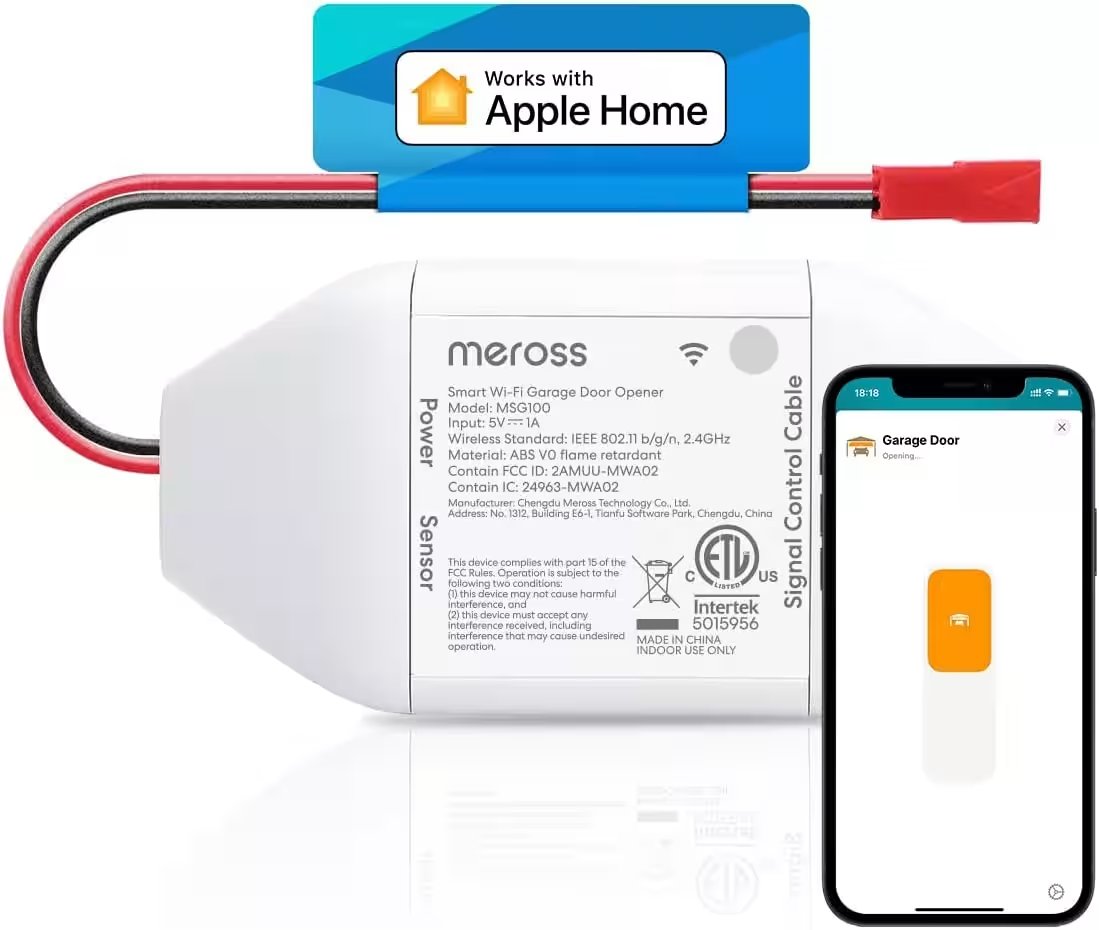 Meross Smart WiFi Garage Door Opener Remote Review