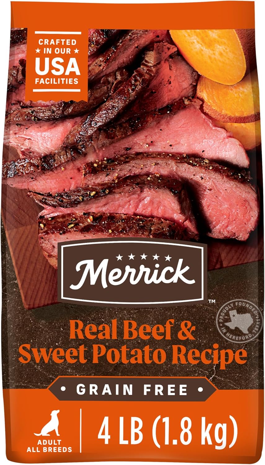 Merrick Grain Free Real Texas Beef Sweet Potato Dog Food 22lb Review