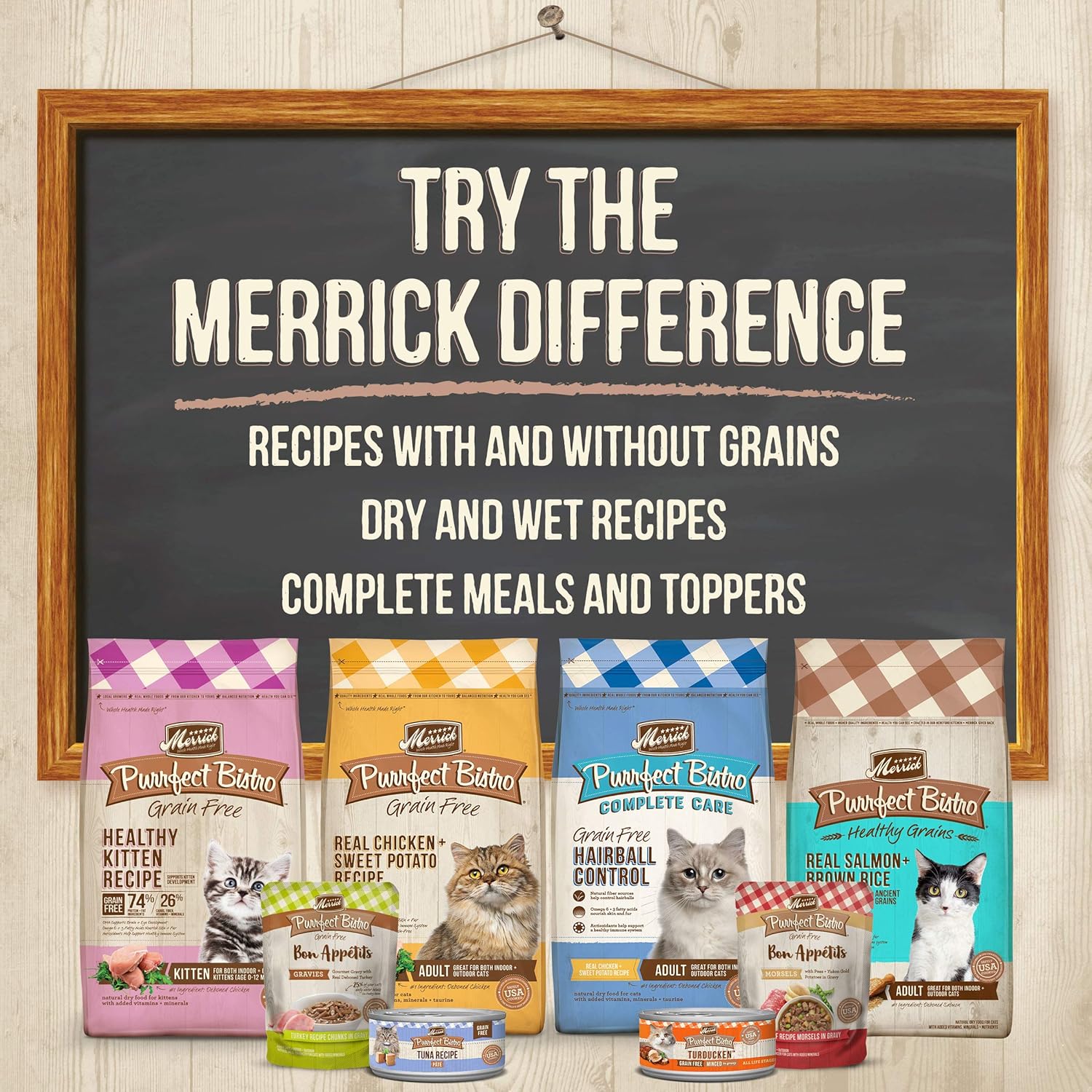 Merrick Purrfect Bistro Grain Free Chicken Cat Food 12lb - How It Compares