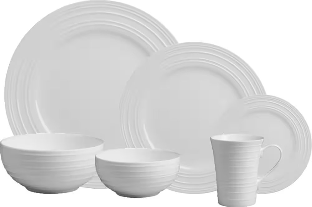 Mikasa Swirl White 36-Piece Bone China Dinnerware Set Review — 8,000+ Amazon Ratings Later, Here's Our Honest Verdict - Product Image
