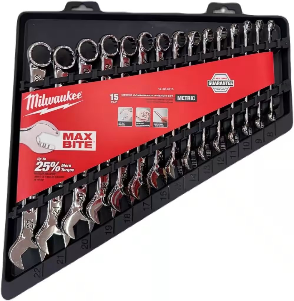 Milwaukee 48-22-9515 15pc Combination Wrench Set Metric Review 2026: Our Honest Verdict After Weeks of Testing - Product Image