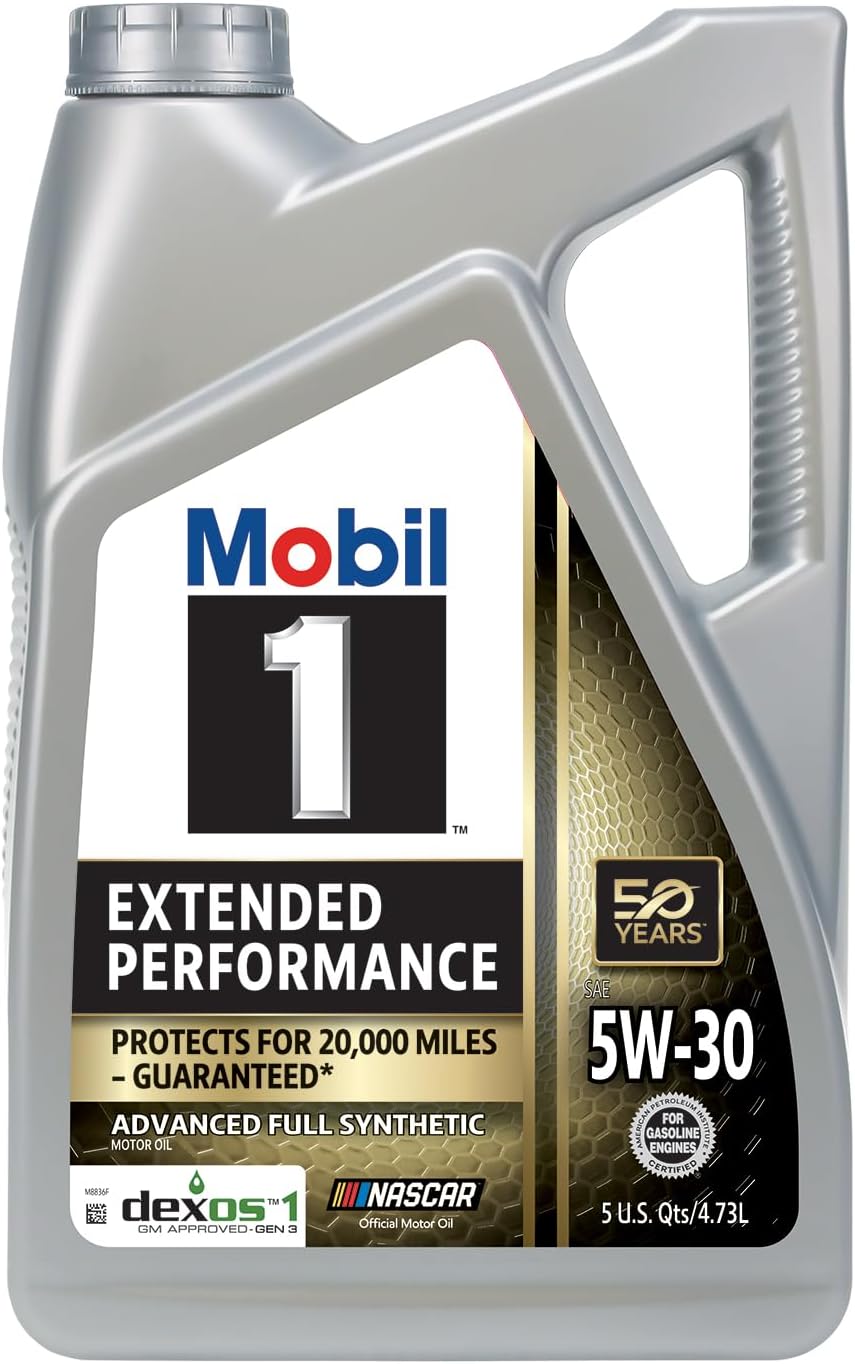 Mobil 1 Extended Performance Full Synthetic Motor Oil 5W-30 5 Qt - Key Specifications