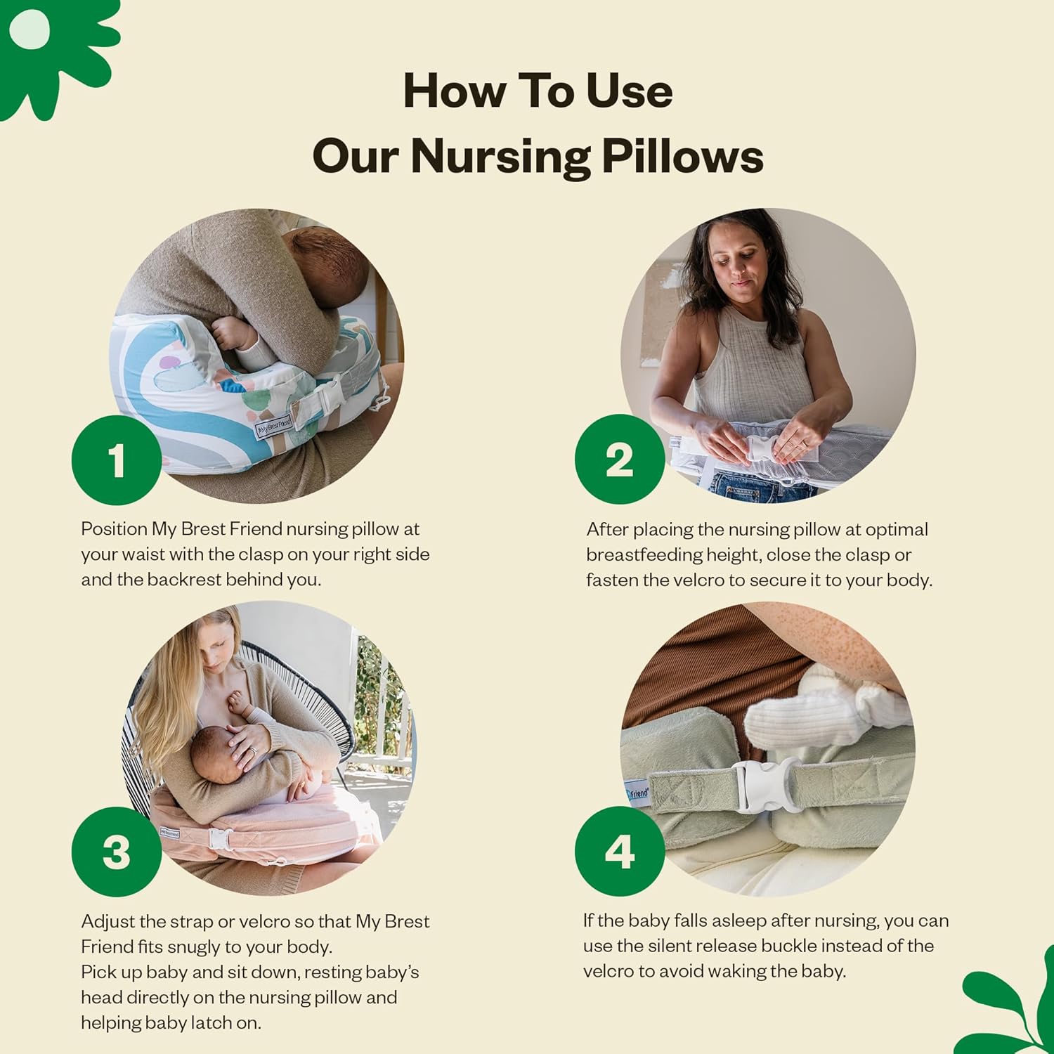 My Brest Friend Original Nursing Pillow Green - Performance Testing