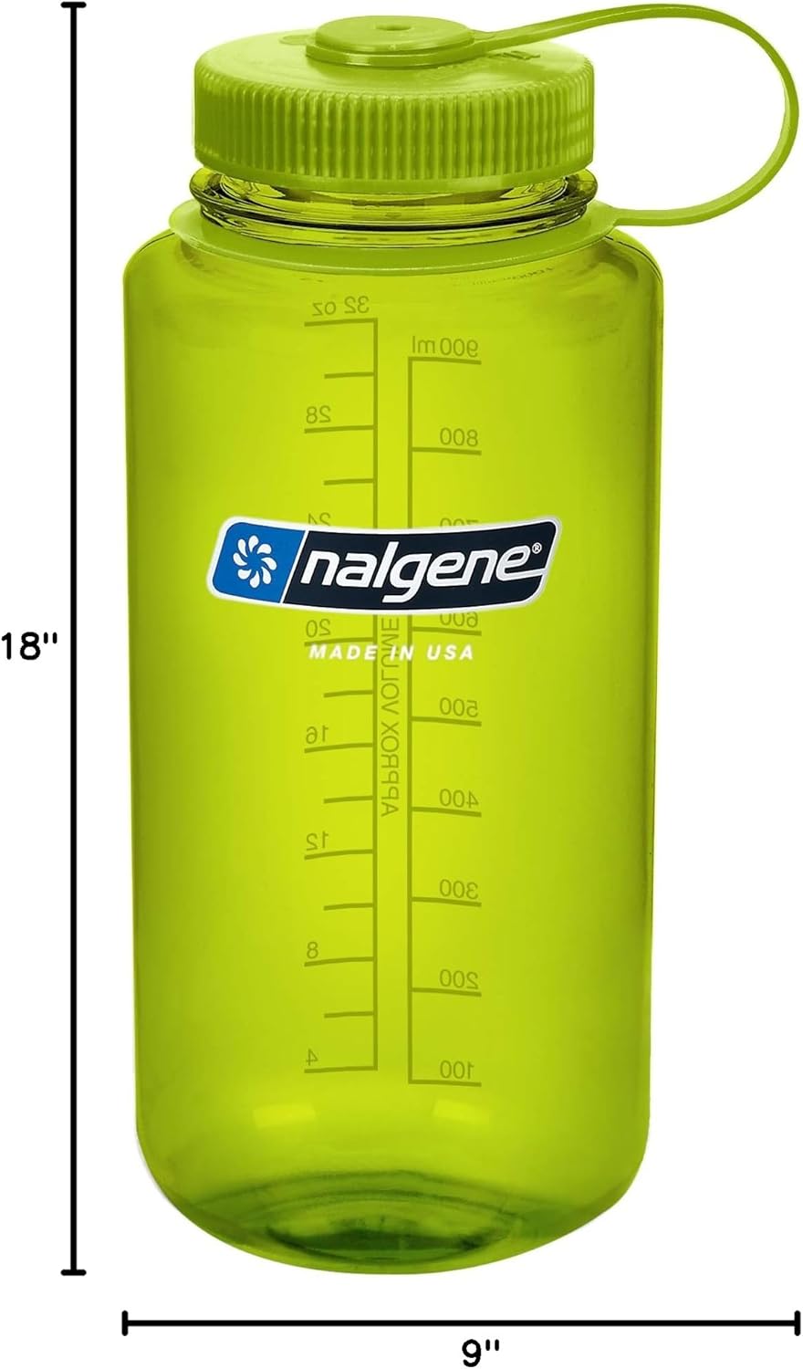 Nalgene Wide Mouth Water Bottle 32oz BPA Free - Design and Build Quality