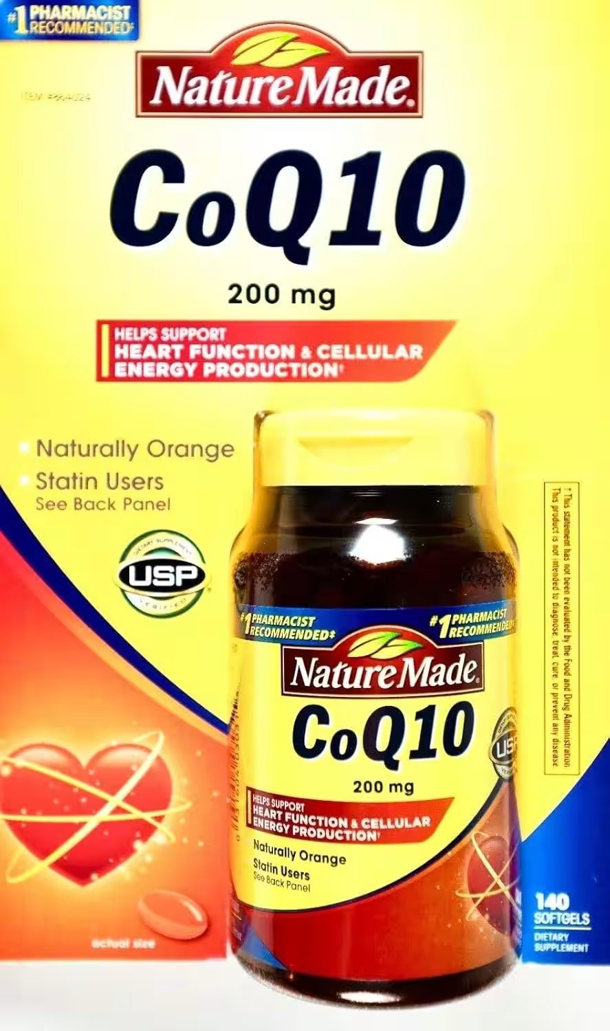Nature Made CoQ10 200mg Softgels 140 Count Value Size Review