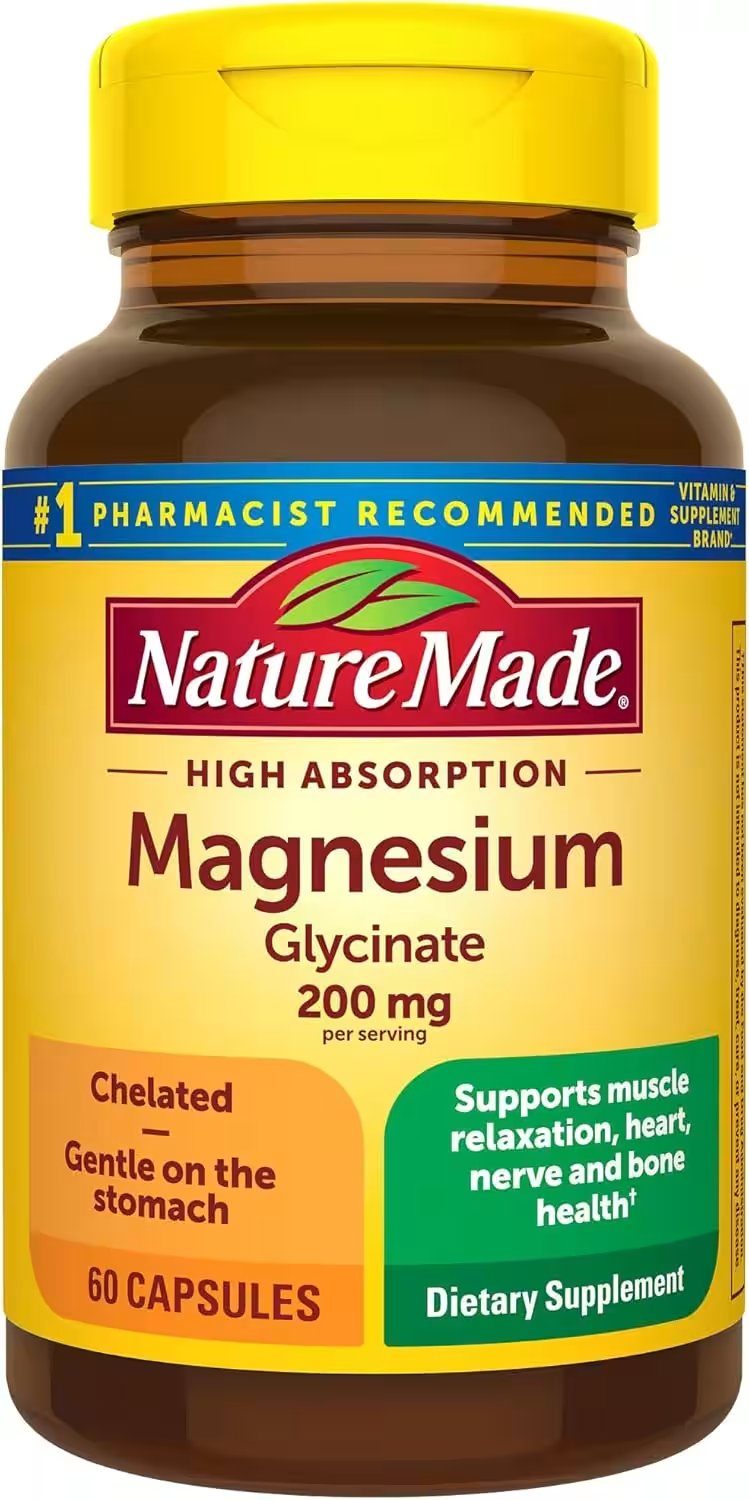 Nature Made Magnesium Glycinate 200mg 60 Capsules Review