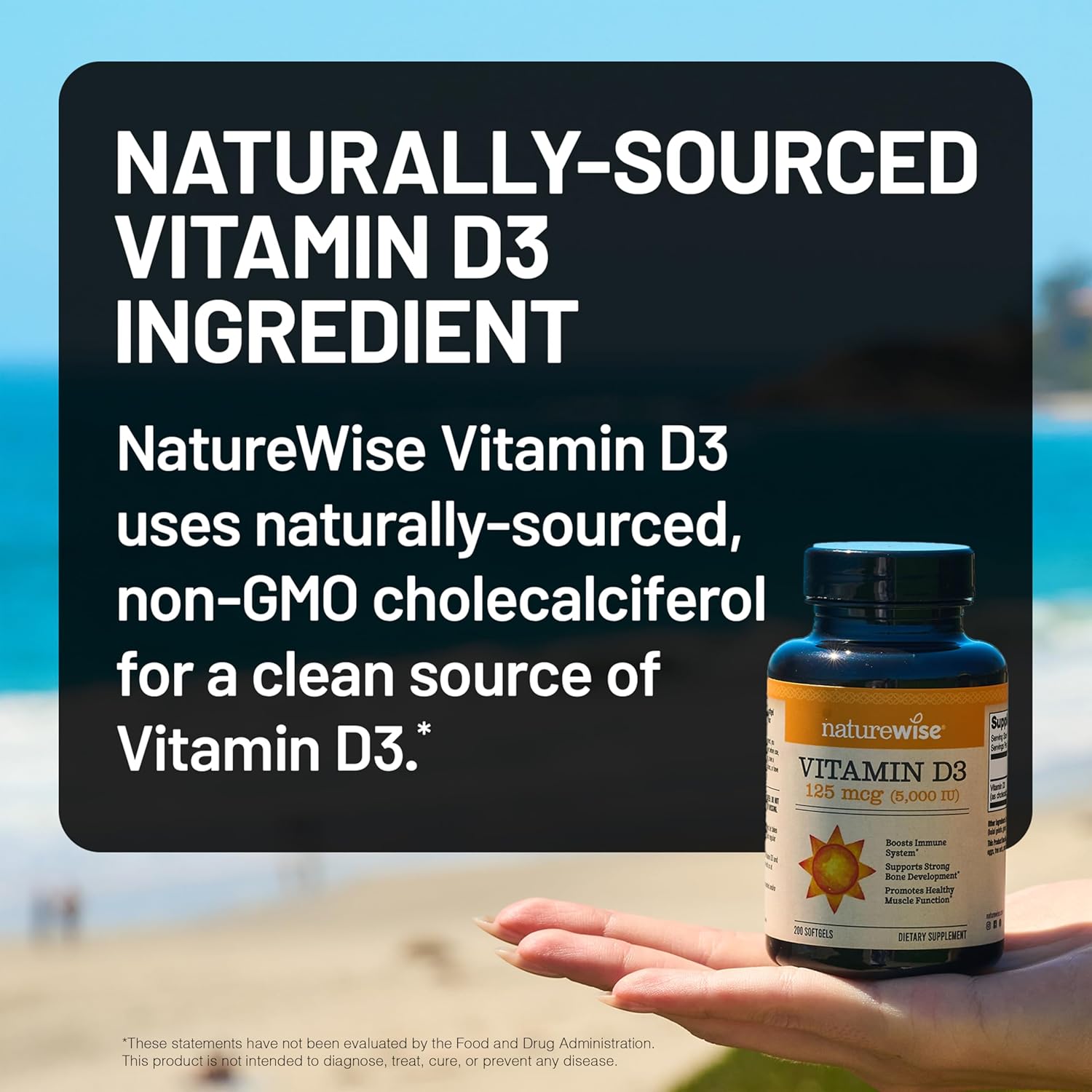 NatureWise Vitamin D3 5000iu 360 Count - Design and Build Quality