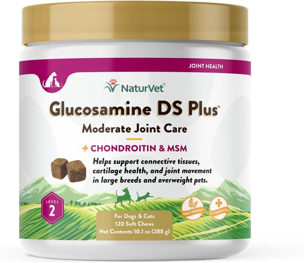 NaturVet Glucosamine DS Plus Level 2 Joint Support 120 Chews Review: Best Pet Supplies Pick Under $15? - Product Image