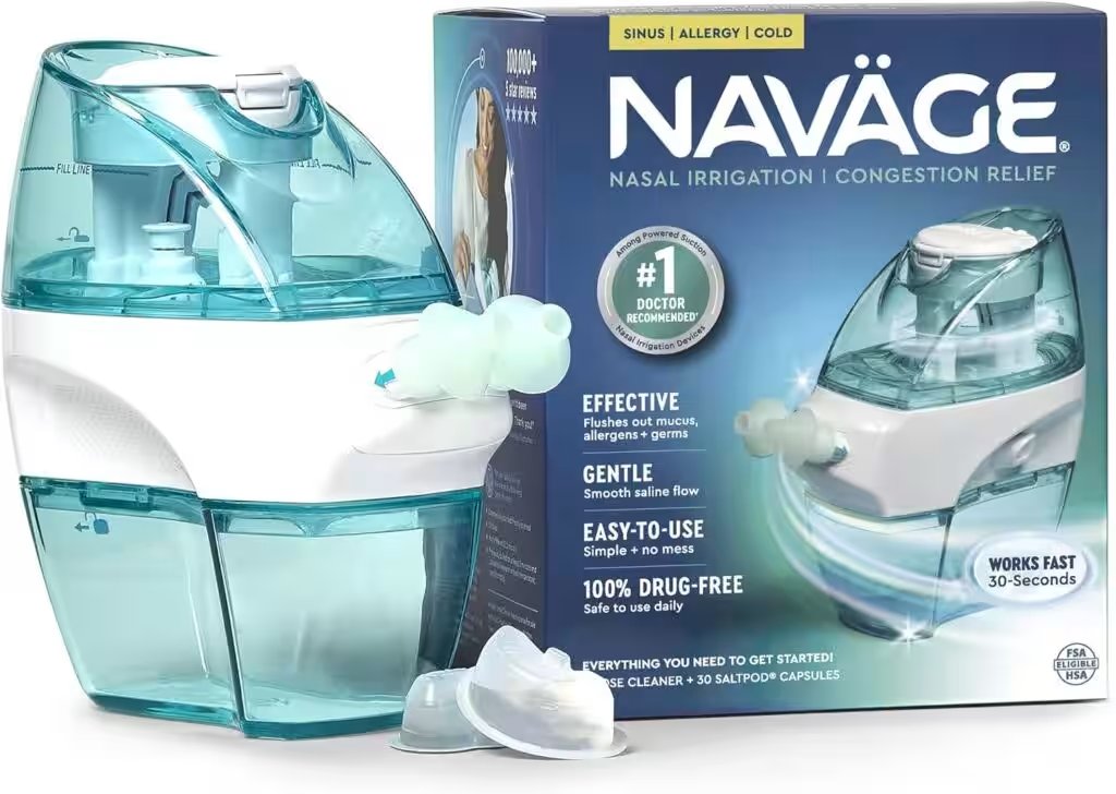 Navage Nasal Care Saline Nasal Irrigation System Review: Why 25,000+ Amazon Buyers Can't Stop Raving About It - Product Image