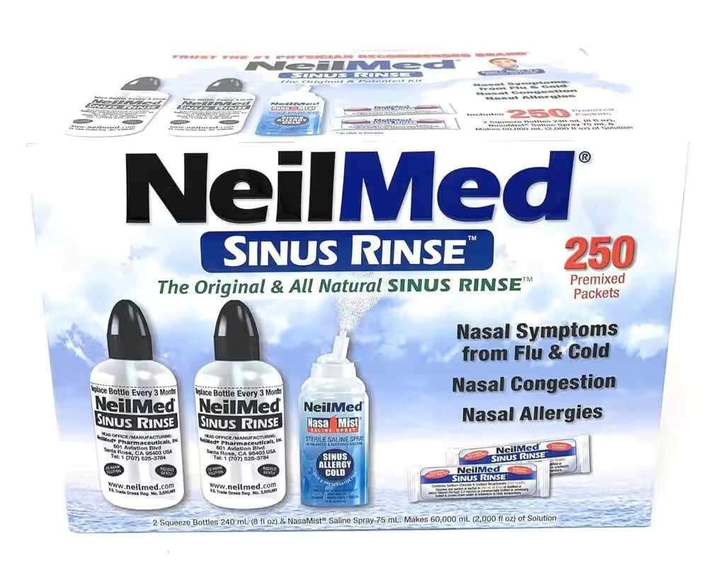 NeilMed Sinus Rinse Complete Kit 250 Premixed Packets Review: We Tested the Amazon Bestseller So You Don't Have To - Product Image