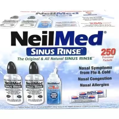 NeilMed Sinus Rinse Complete Kit 250 Premixed Packets Review: We Tested the Amazon Bestseller So You Don't Have To - Product Image