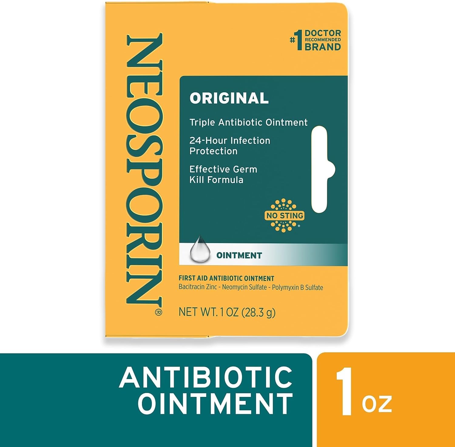 Neosporin Original Triple Antibiotic Ointment 1oz - Key Specifications