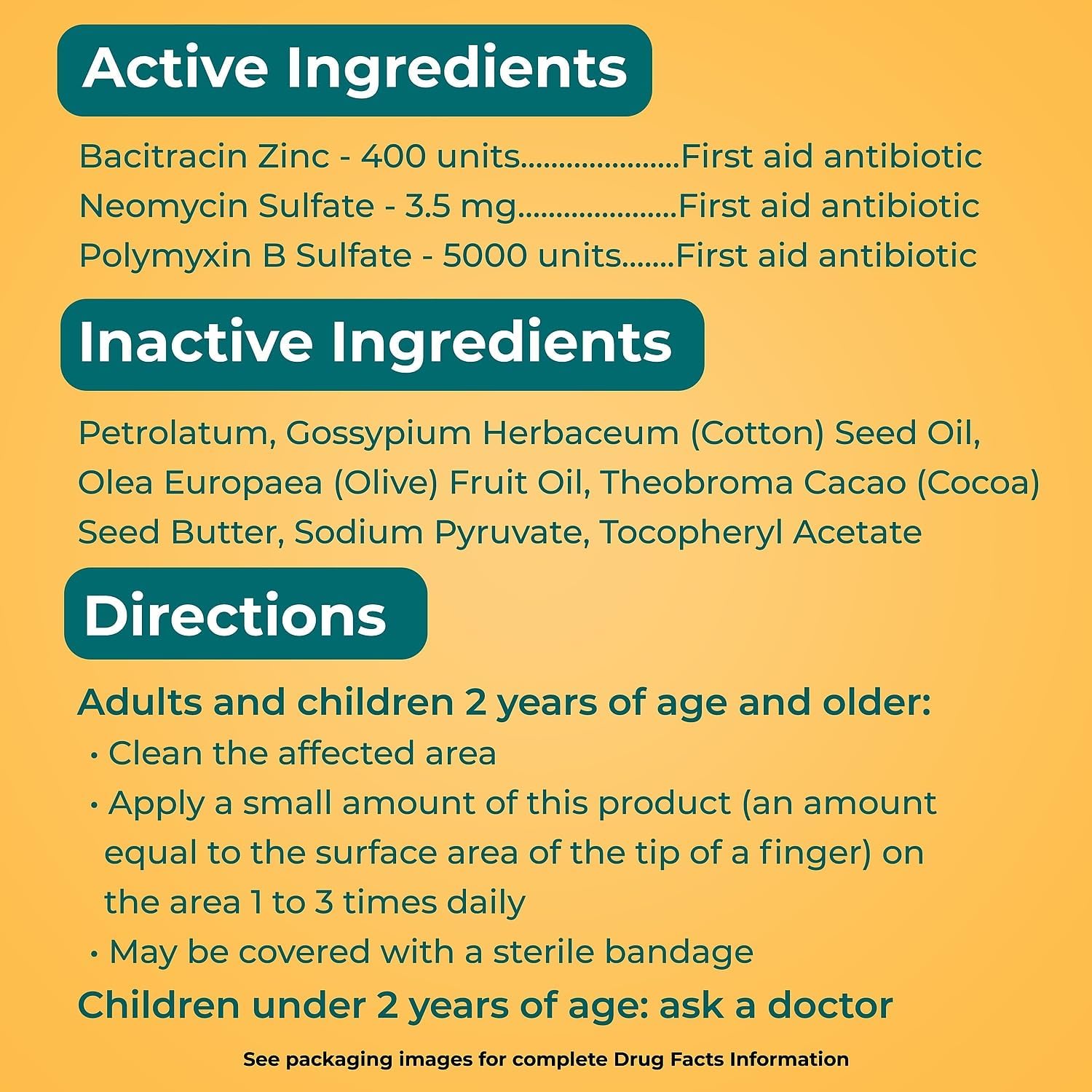 Neosporin Original Triple Antibiotic Ointment 1oz - How It Compares