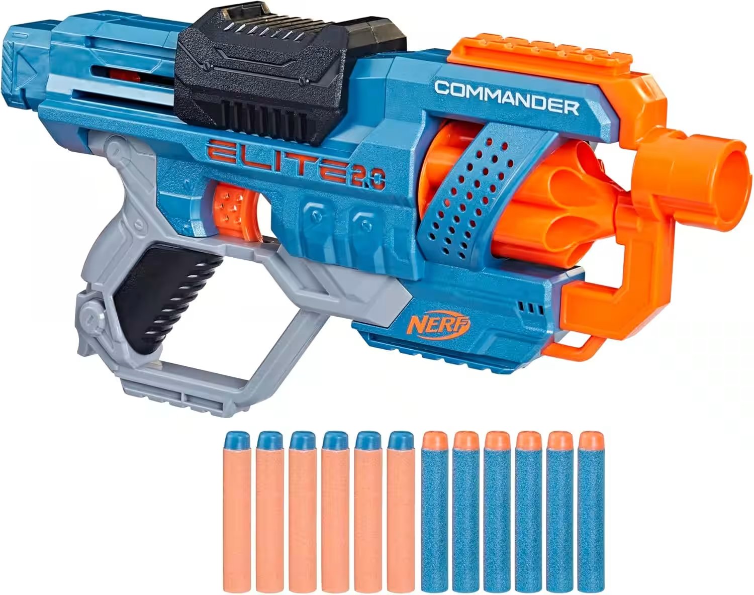 NERF Elite 2.0 Commander RD-6 Blaster 12 Darts Review