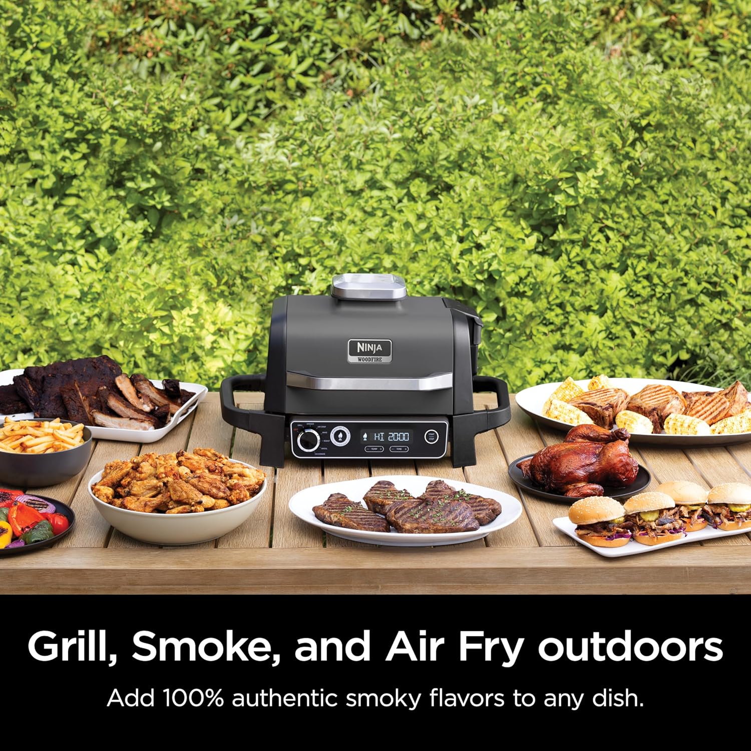Ninja Woodfire Outdoor Grill 7-in-1 Master Grill - Key Specifications