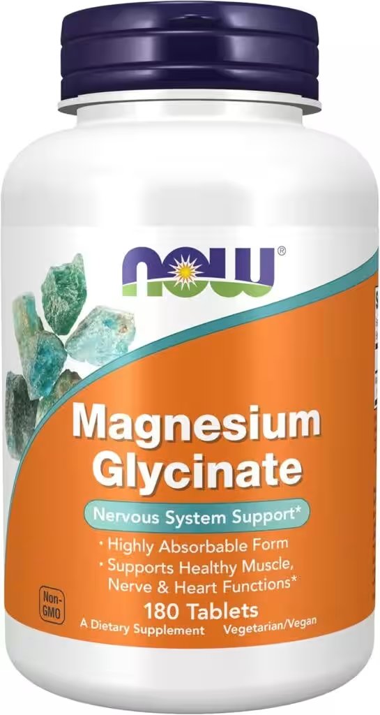 NOW Supplements Magnesium Glycinate 180 Tablets Review 2026: Is the Amazon Bestseller Worth the Hype? - Product Image
