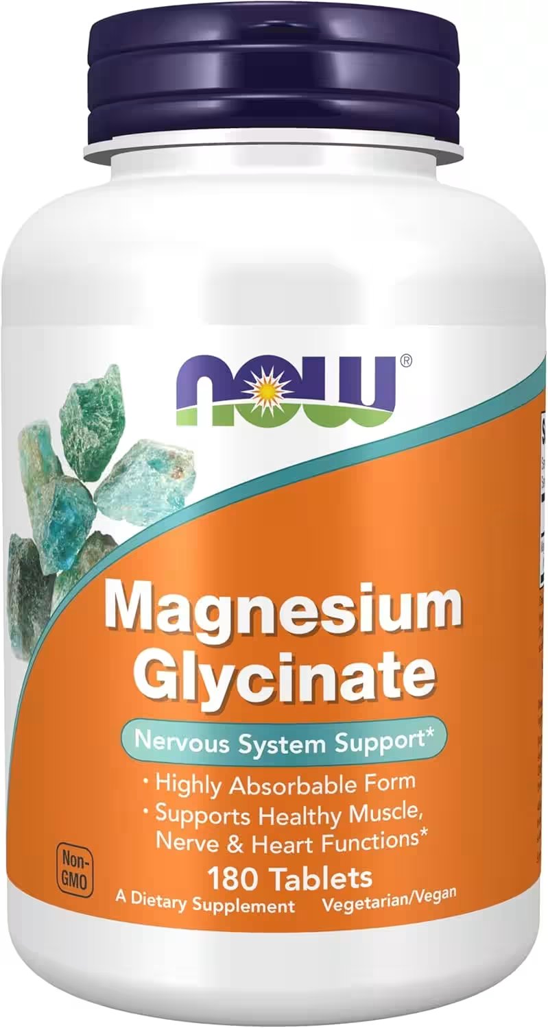NOW Supplements Magnesium Glycinate 180 Tablets Review