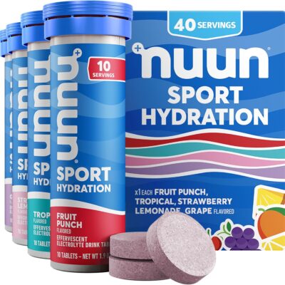 Nuun Sport Electrolyte Drink Tablets 4 Tube Variety Pack Review: Why 60,000+ Amazon Buyers Can't Stop Raving About It - Product Image