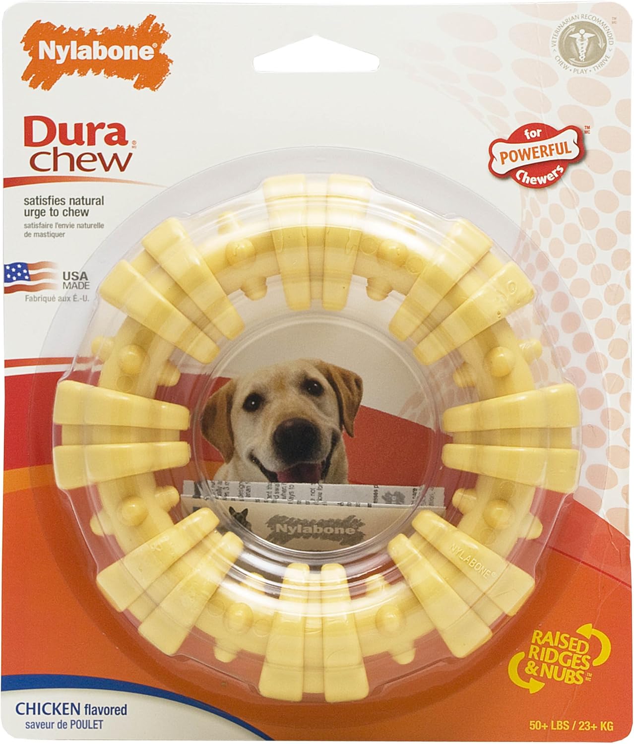 Nylabone DuraChew Textured Ring Dog Chew Toy Large Review