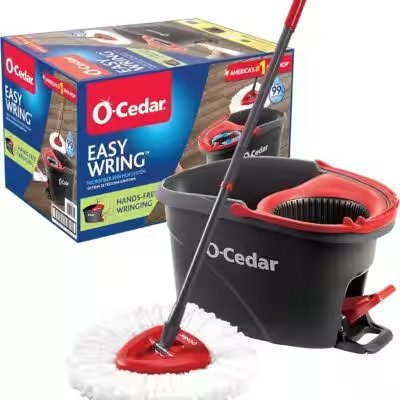 O-Cedar EasyWring Microfiber Spin Mop and Bucket System Review: The 15,000+-Review Amazon Hit — Worth Your Money? - Product Image