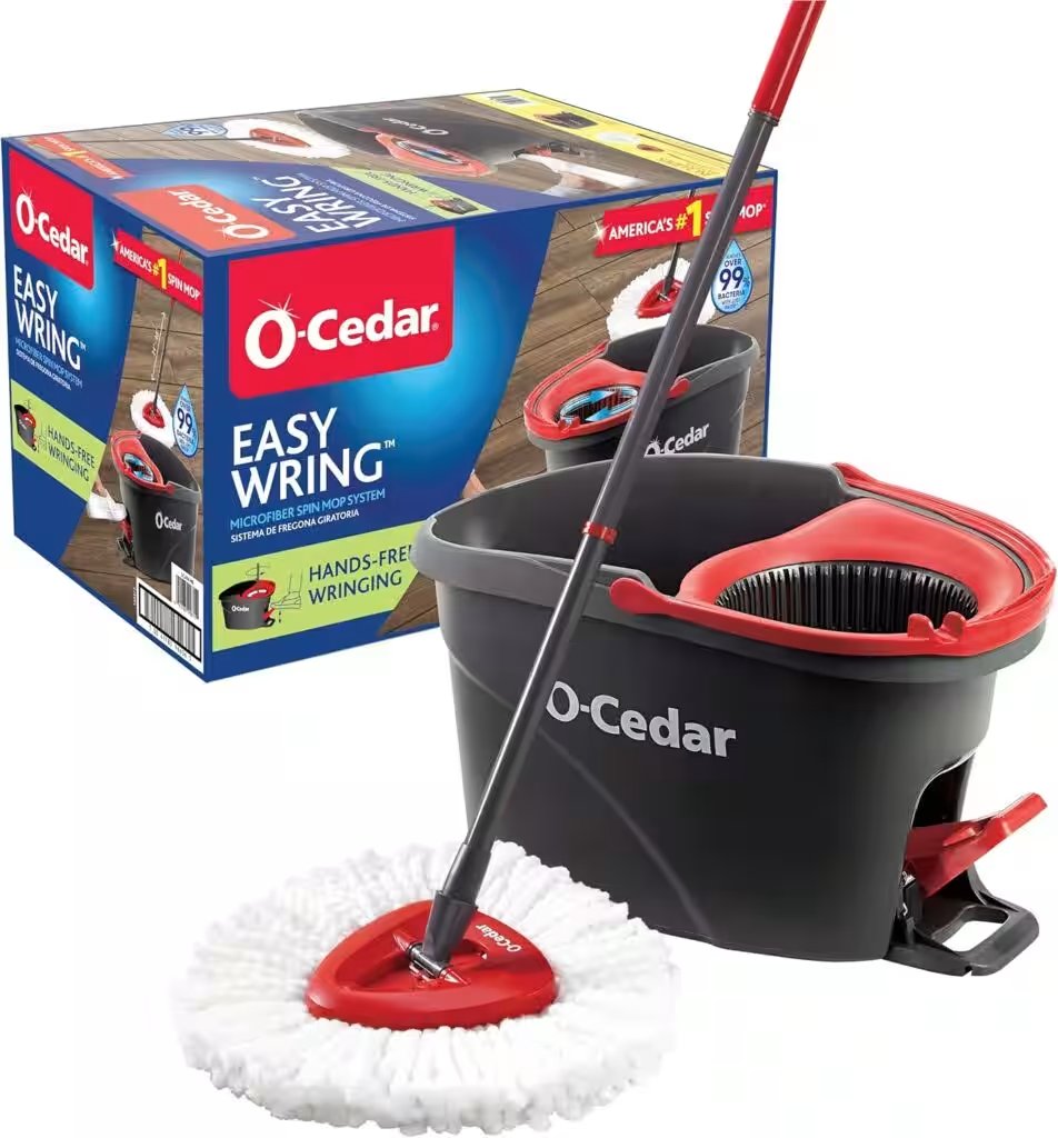 O-Cedar EasyWring Microfiber Spin Mop and Bucket System Review: The 15,000+-Review Amazon Hit — Worth Your Money? - Product Image