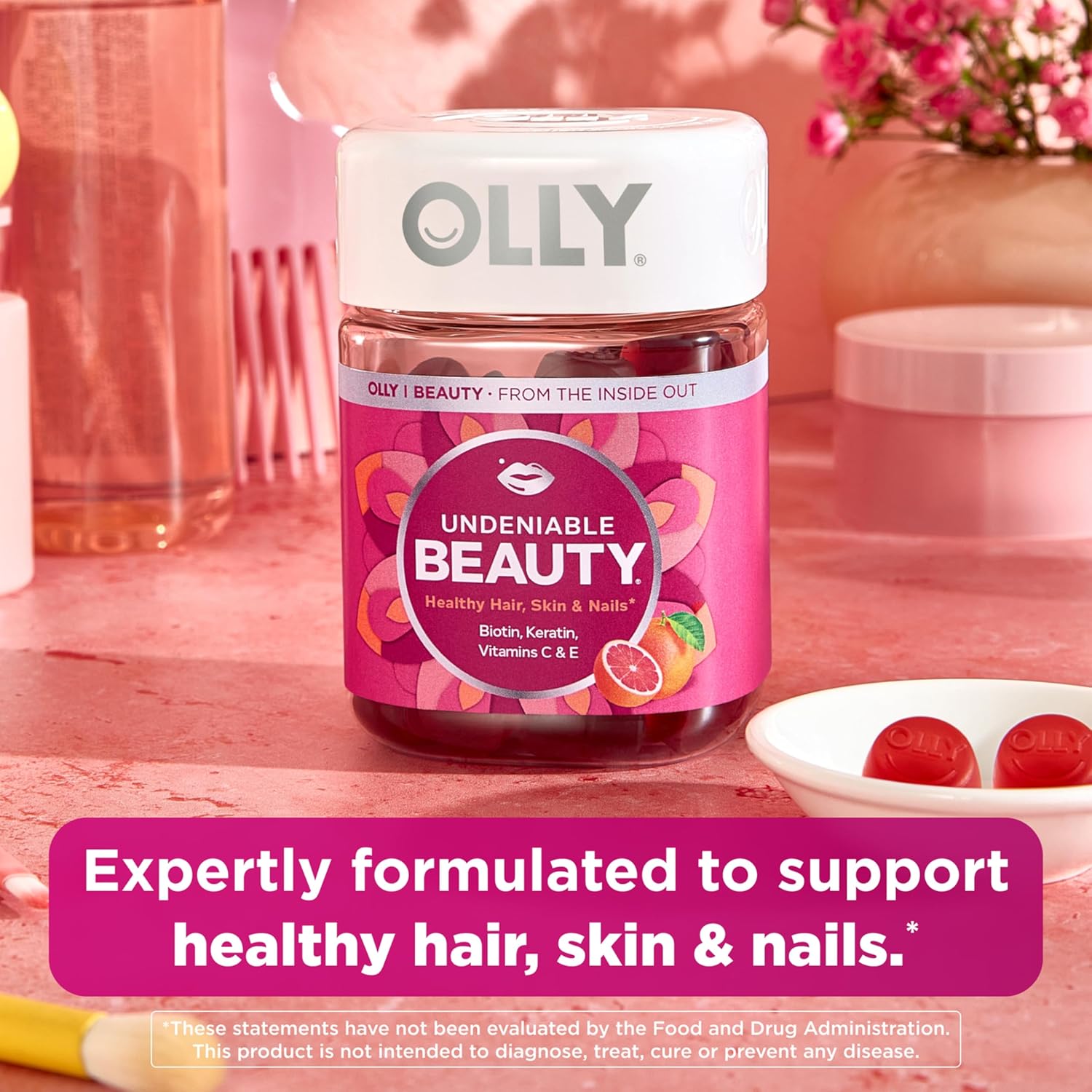 Olly Undeniable Beauty Gummy Vitamins 60 Count - Design and Build Quality