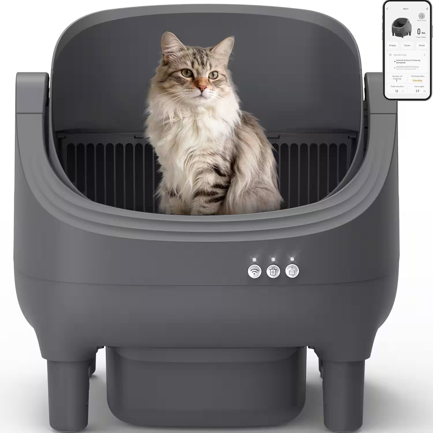 Omega Paw Roll'n Clean Self-Cleaning Cat Litter Box Large Review