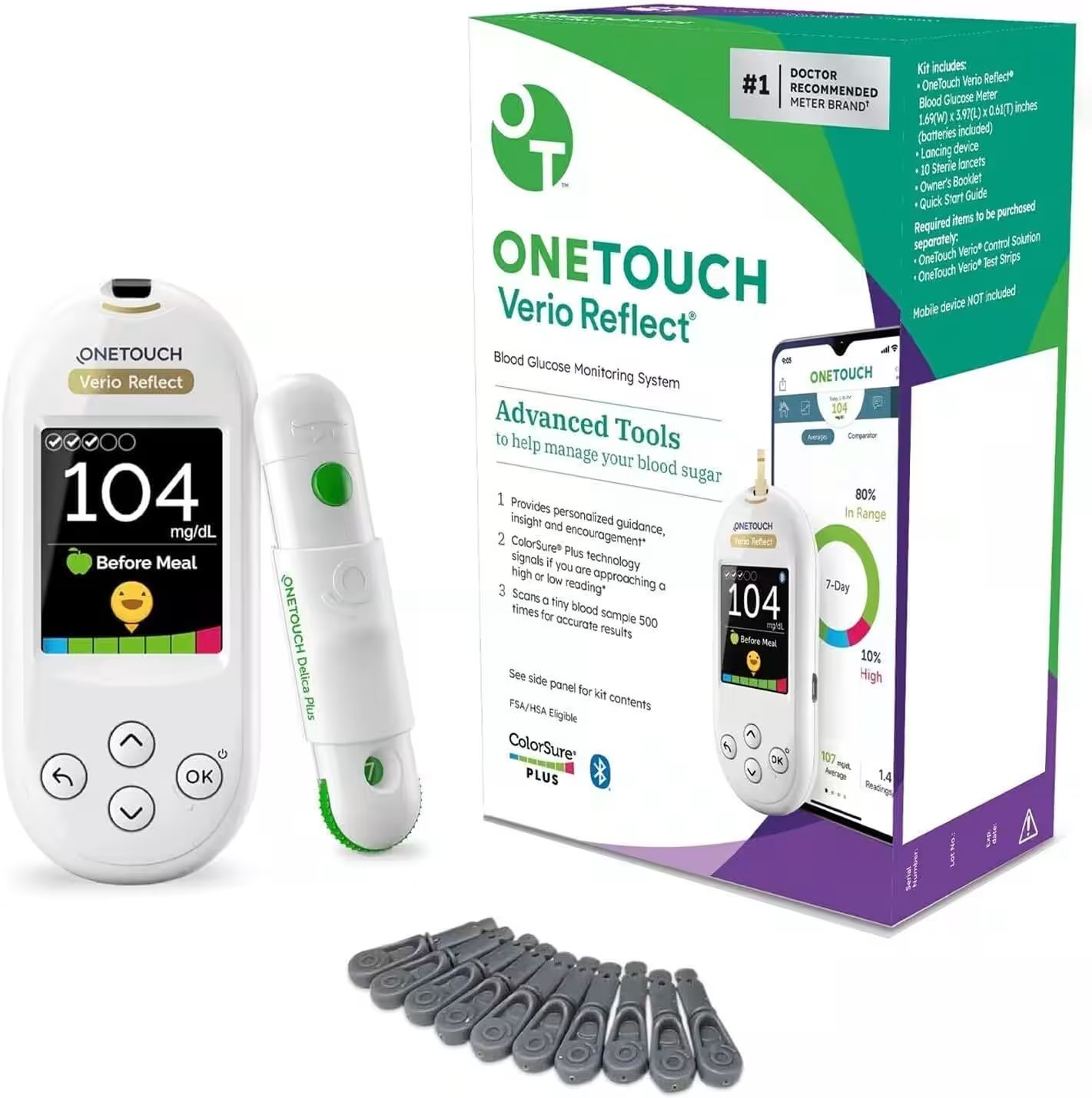 One Touch Verio Reflect Blood Glucose Monitor Kit Review
