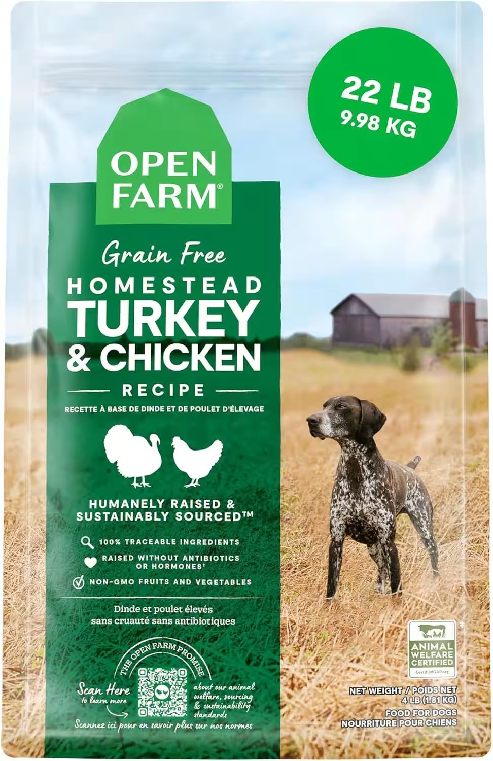 Open Farm Homestead Turkey Grain Free Dog Food 22lb Review