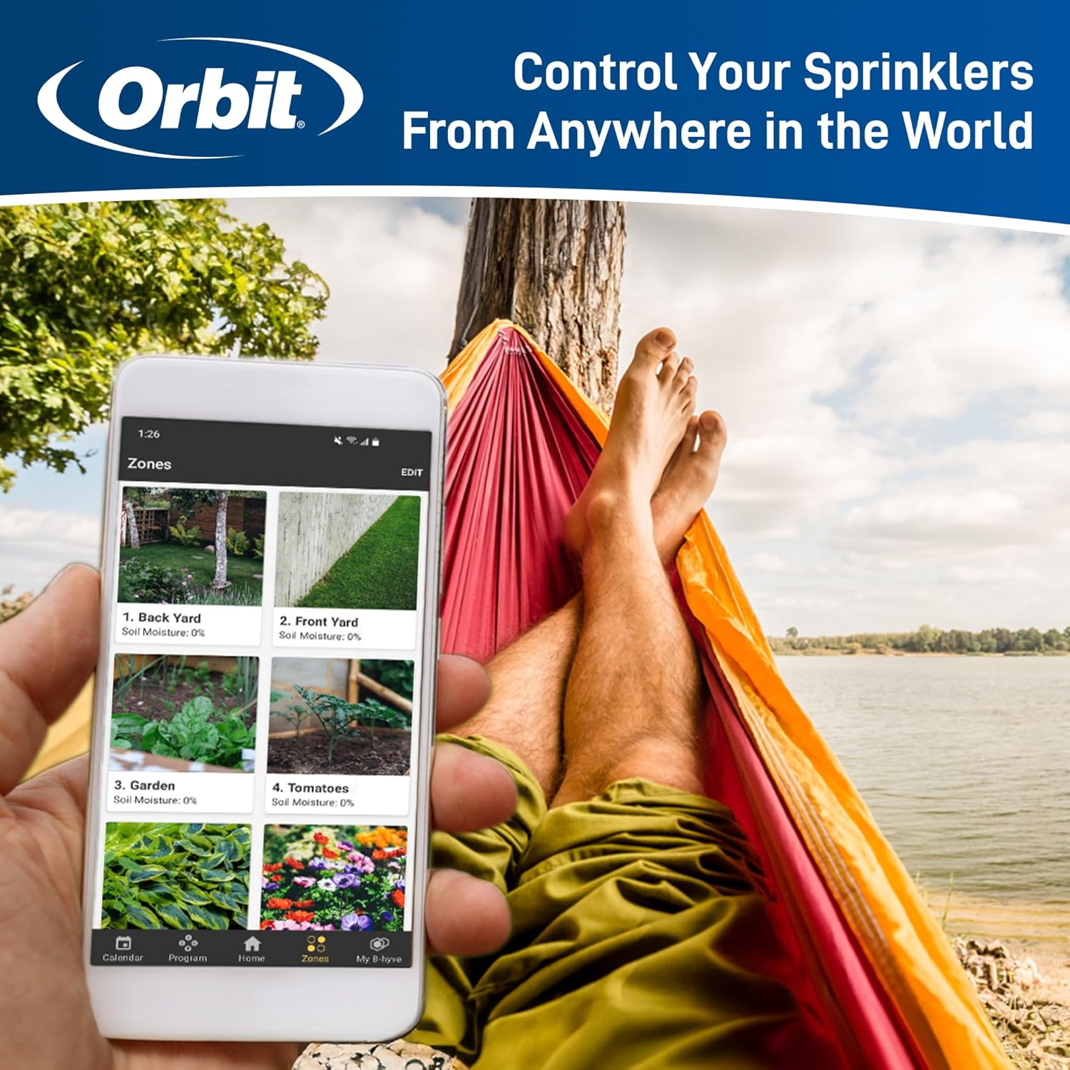 Orbit B-hyve Smart WiFi Sprinkler Timer 8 Zone - Key Specifications