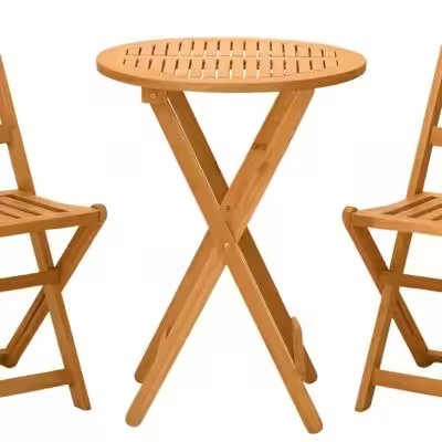 Outsunny 3 Piece Patio Bistro Set Folding Chairs Table Review 2026: Our Honest Verdict After Weeks of Testing - Product Image