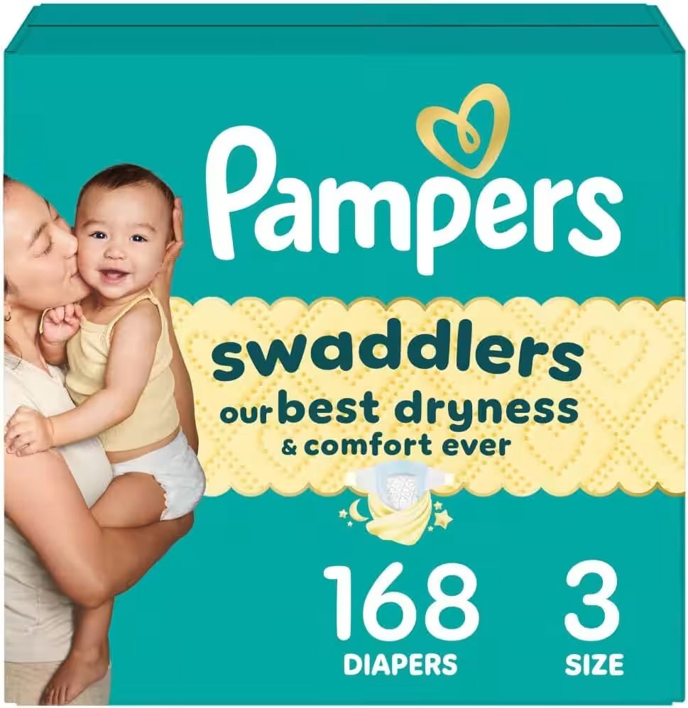 Pampers Swaddlers Diapers Size 3 168 Count Review — Is It Really Worth $40 in 2026? - Product Image