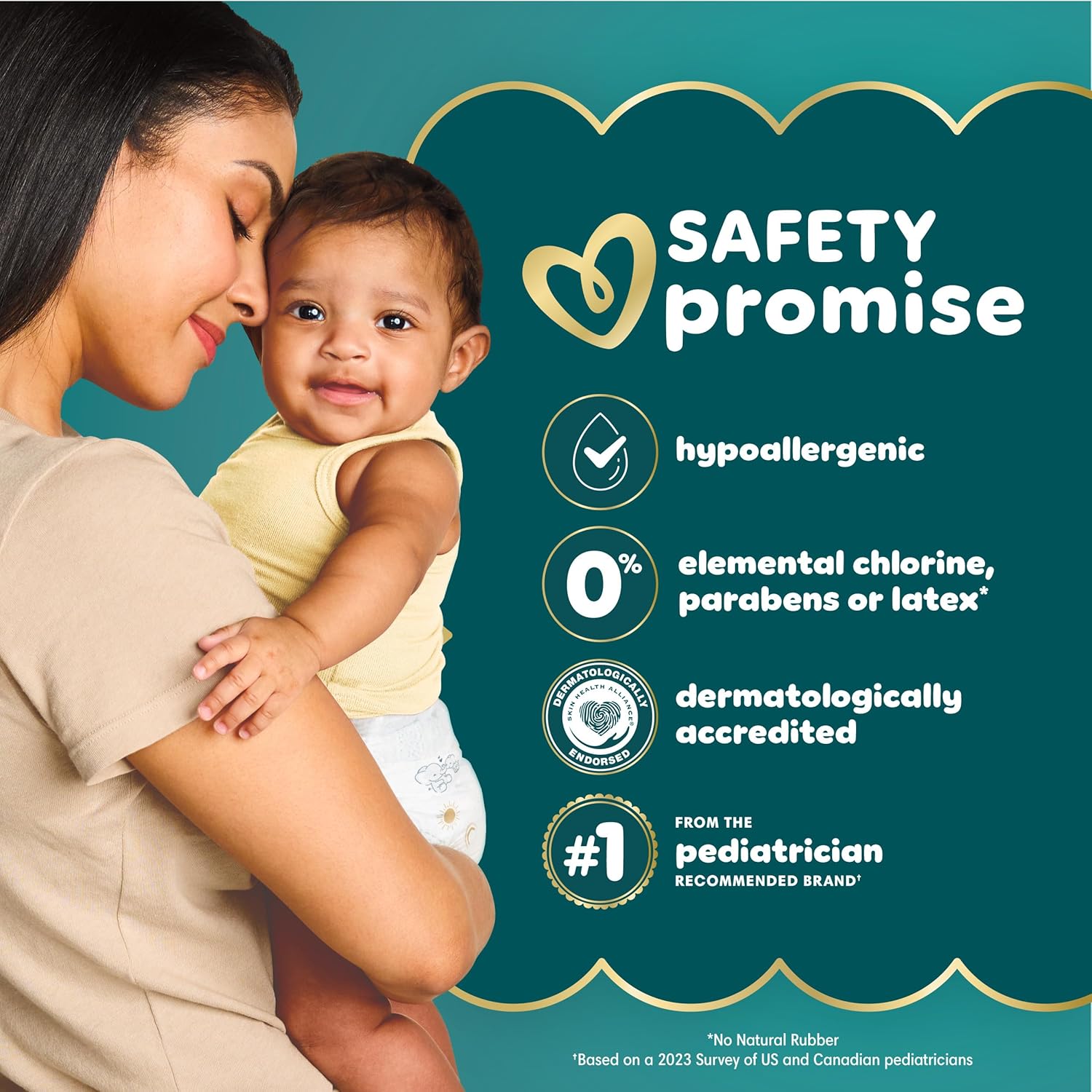 Pampers Swaddlers Disposable Diapers Size 1 198 Count - Key Specifications