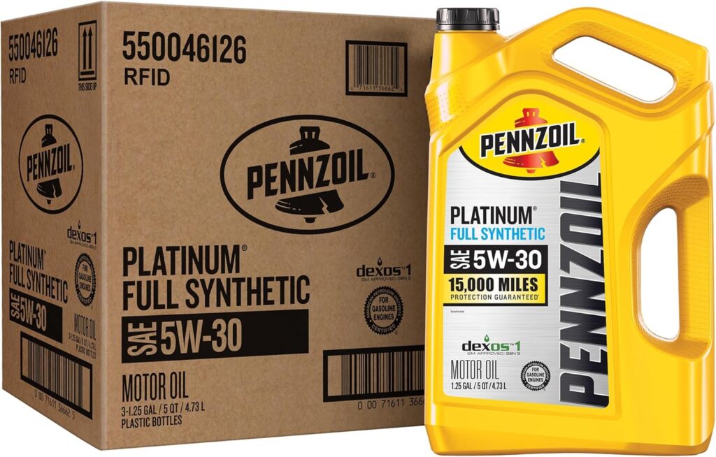 Pennzoil Platinum Full Synthetic Motor Oil 5W-30 5 Quart Review: We Tested the Amazon Bestseller So You Don't Have To - Product Image