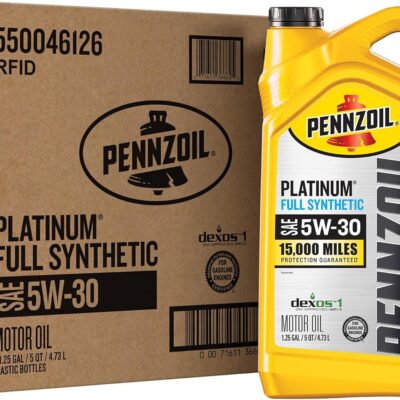 Pennzoil Platinum Full Synthetic Motor Oil 5W-30 5 Quart Review: We Tested the Amazon Bestseller So You Don't Have To - Product Image