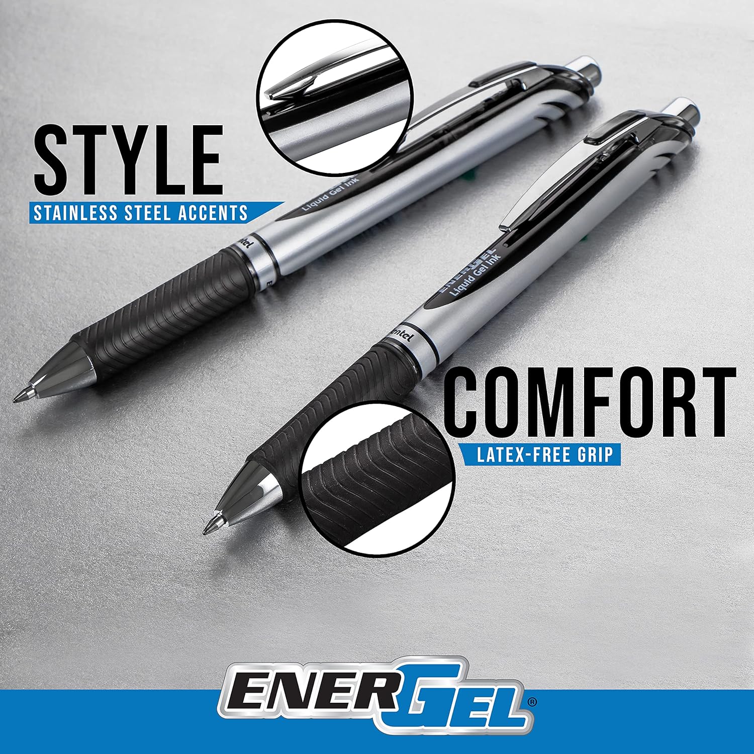 Pentel EnerGel RTX Retractable Gel Pens 0.7mm 12 Pack - Performance Testing