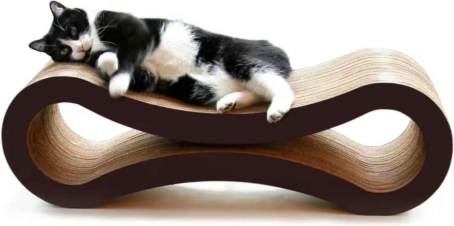 PetFusion Ultimate Cat Scratcher Lounge Walnut Brown Review